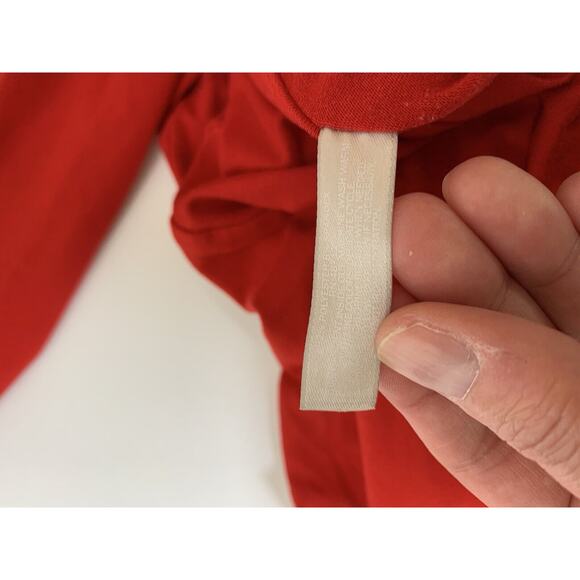 Simple Pleasures Womens Size L Long Sleeve Shirt Merry and Bright Christmas Red - Picture 7 of 7